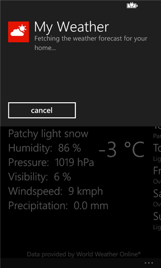 MyWeather Screenshot